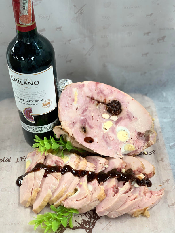 Mini Pavo relleno navideño