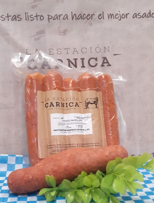 Paquete de chorizo económico La Estación empacado al vacío