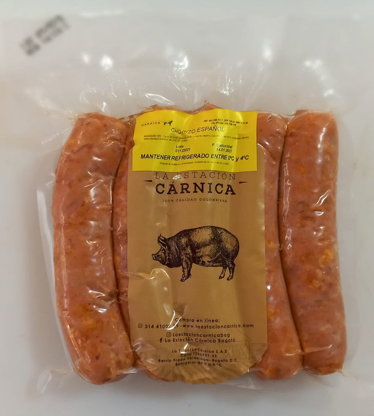 Paquete de chorizo Español por 400gr cada paquete